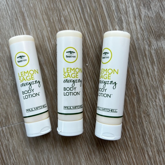 New! Paul Mitchell Tea Tree Lemon Sage Energizing Body Lotion Set - Picture 2 of 4